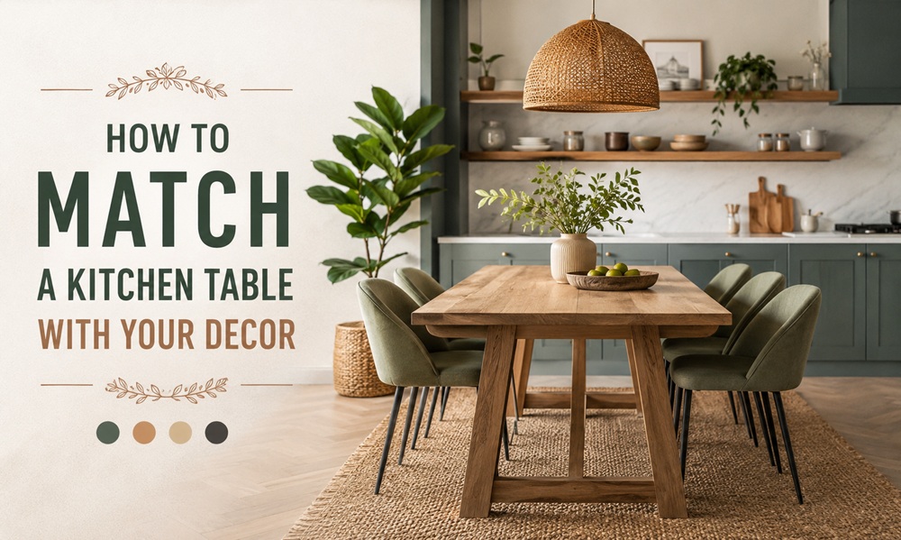 How to Match a Kitchen Table With Your Decor: Expert Tips